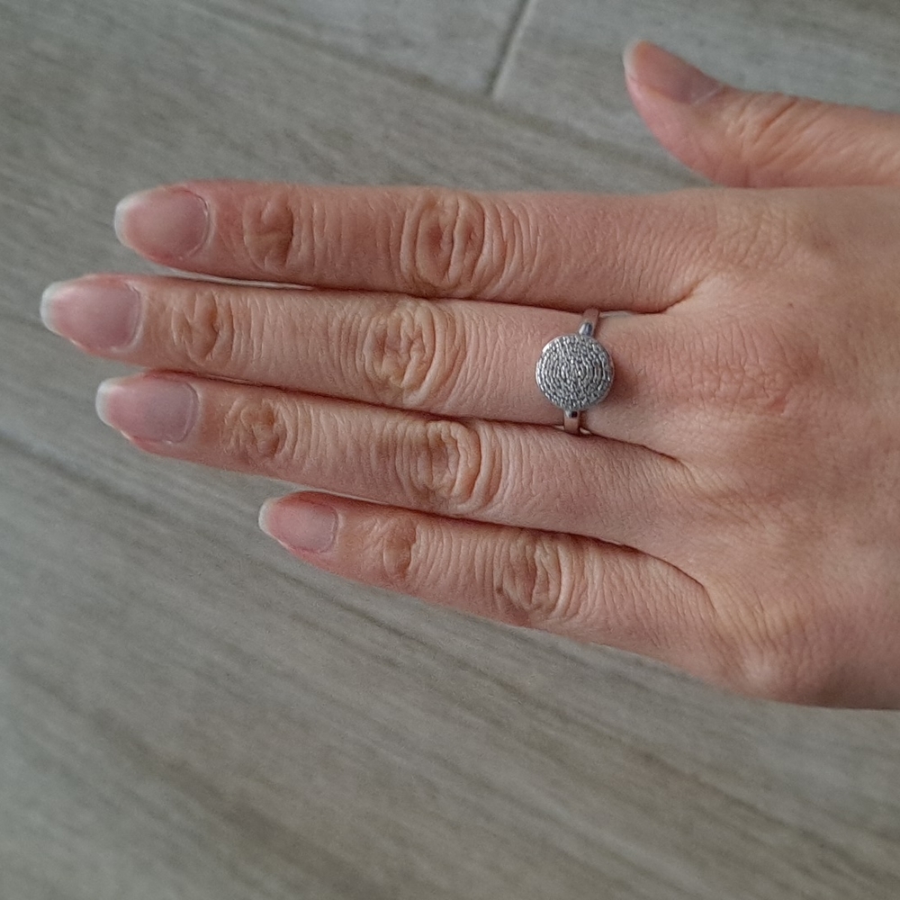 Monica Vinader Fiji Large Button Stacking Ring - image 7